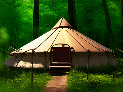 Yurt in the Forest